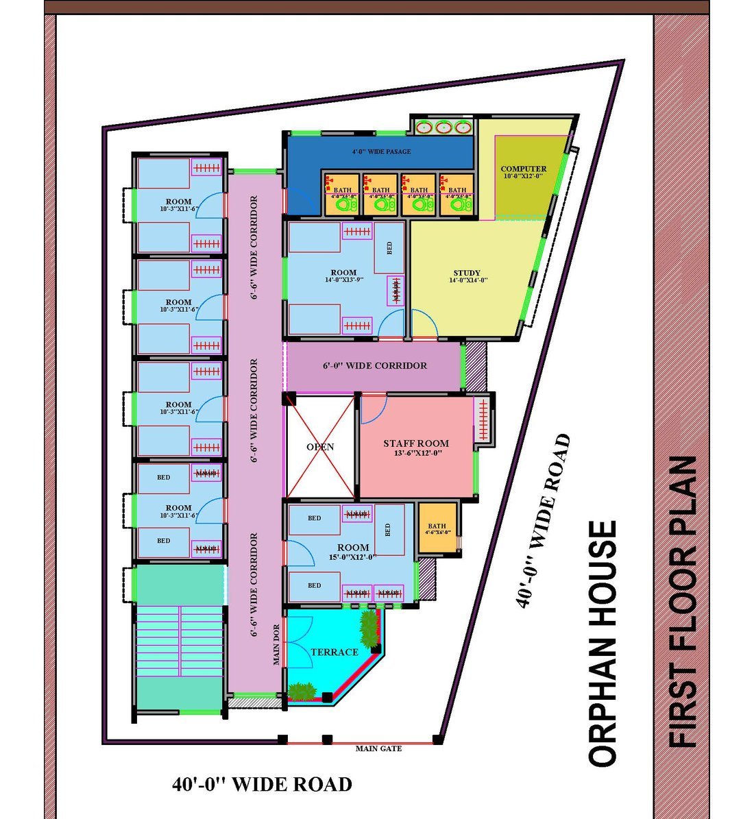 First floor plan