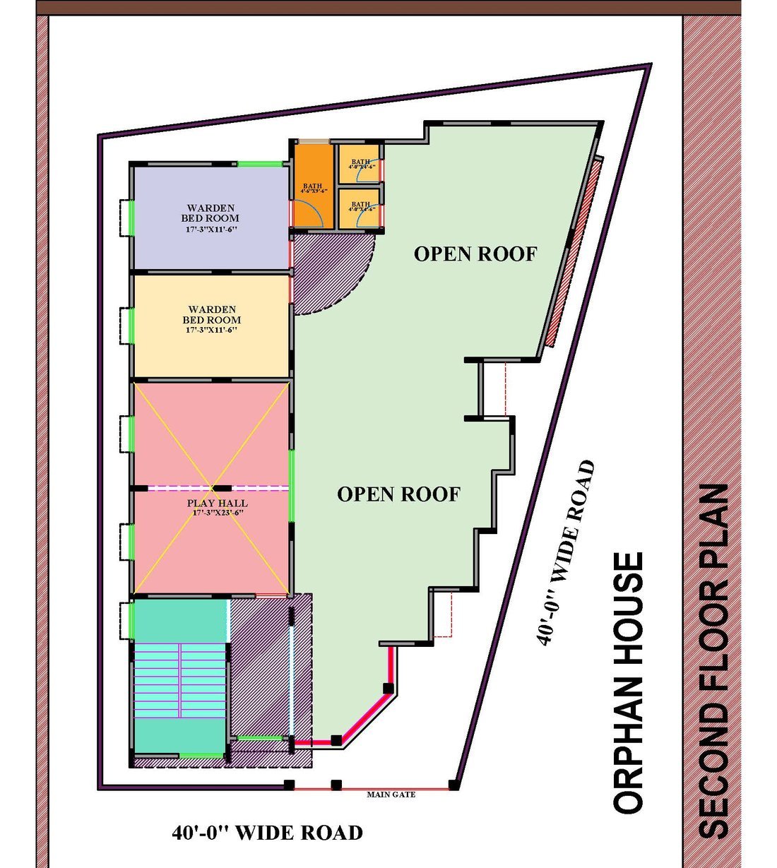 Second floor plan