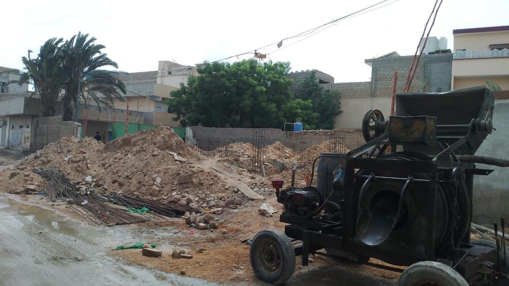 Foundation excavation underway on site
